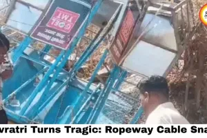  Khallari Mata Ropeway Collapse: 1 Dead, 17 Injured in Chhattisgarh