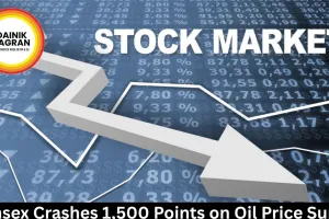 Sensex Crashes 1,500 Points on Oil Price Surge 
