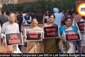  Sitharaman Tables Corporate Law Bill in Lok Sabha Budget Session 