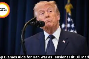Trump Blames Aide for Iran War as Tensions Hit Oil Markets