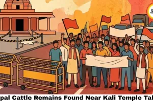 Bhopal Cattle Remains Found Near Kali Temple Talaiya — Right-Wing Protest Blocks Traffic as Tensions Rise in Madhya Pradesh Capital