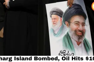Iran War Day 16 Live Updates: Kharg Island Bombed, Oil Hits $100, New Supreme Leader Vows Hormuz Stays Closed, 3.2 Million Displaced