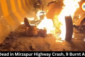11 Dead in Mirzapur Highway Crash, 9 Burnt Alive
