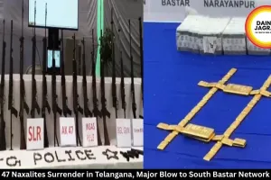 47 Naxalites Surrender in Telangana, Major Blow to South Bastar Network