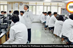 AIIMS Vacancy 2026: 119 Posts for Professor to Assistant Professor, Apply Online