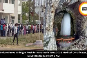 Indore Faces Midnight Rush for Amarnath Yatra 2026 Medical Certificates, Devotees Queue from 3 AM