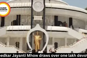 Ambedkar Jayanti Mhow draws over one lakh devotees
