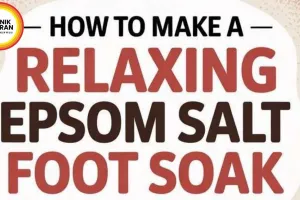 April 2026 Foot Hack: Soak Feet In Salt Water For Deep Sleep