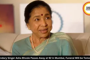 Legendary Singer Asha Bhosle Passes Away at 92 in Mumbai, Funeral Will be Tomorrow