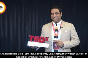 Asslam Shaikh Delivers Bold TEDx Talk, Confidently Challenging the “Wealth Barrier” in Global Education with Experimental, Action-Driven Vision