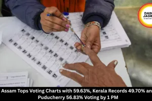 Assam Tops Voting Charts with 59.63%, Kerala Records 49.70% and Puducherry 56.83% Voting by 1 PM