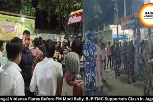 Bengal Violence Flares Before PM Modi Rally, BJP-TMC Supporters Clash in Jagdal