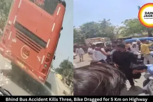 Bhind Bus Accident Kills Three, Bike Dragged for 5 Km on Highway