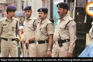 Major Reshuffle in Bilaspur, 33 Cops Transferred, New Policing Model Launched