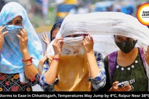 Storms to Ease in Chhattisgarh, Temperatures May Jump by 4°C, Raipur Near 38°C
