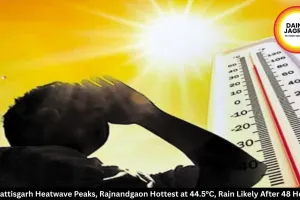 Chhattisgarh Heatwave Peaks, Rajnandgaon Hottest at 44.5°C, Rain Likely After 48 Hours