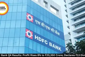 HDFC Bank Q4 Results: Profit Rises 8% to ₹20,350 Crore; Declares ₹13 Dividend