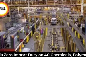 India Zero Import Duty on 40 Chemicals, Polymers  
