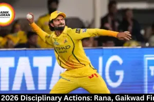 IPL 2026 Disciplinary Actions: Rana, Gaikwad Fined