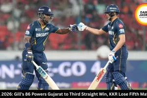 IPL 2026: Gill’s 86 Powers Gujarat to Third Straight Win, KKR Lose Fifth Match