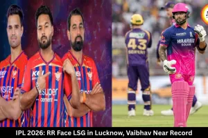 IPL 2026: RR Face LSG in Lucknow, Vaibhav Near Record