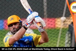 MI vs CSK IPL 2026 Clash at Wankhede Today, Dhoni Back in Action?