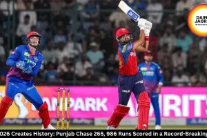 IPL 2026 Creates History: Punjab Chase 265, 986 Runs Scored in a Record-Breaking Day