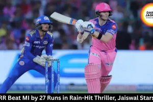 RR Beat MI by 27 Runs in Rain-Hit Thriller, Jaiswal Stars