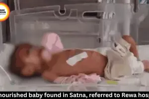 Malnourished baby found in Satna, referred to Rewa hospital