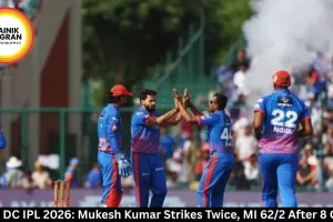 MI vs DC IPL 2026: Mukesh Kumar Strikes Twice, MI 62/2 After 8 Overs