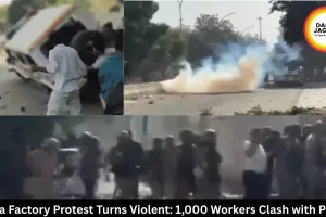 Noida Factory Protest Turns Violent: 1,000 Workers Clash with Police