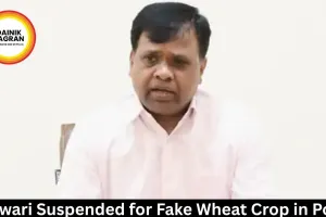 Patwari Suspended for Fake Wheat Crop in Pond