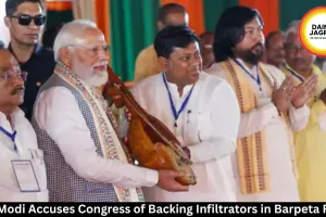 PM Modi Accuses Congress of Backing Infiltrators in Barpeta Rally