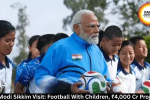 PM Modi Sikkim Visit: Football With Children, ₹4,000 Cr Projects