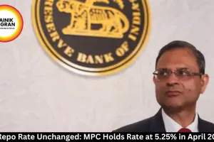  RBI Repo Rate Unchanged: MPC Holds Rate at 5.25% in April 2026