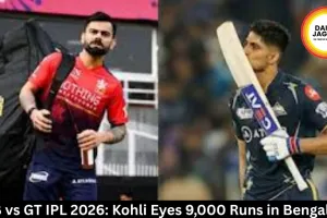 RCB vs GT IPL 2026: Kohli Eyes 9,000 Runs in Bengaluru