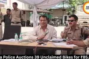  Rewa Police Auctions 39 Unclaimed Bikes for ₹85,000