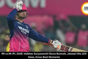 RR vs MI IPL 2026: Vaibhav Suryavanshi Stuns Bumrah, Jaiswal Hits 100 Sixes, Know Best Moments