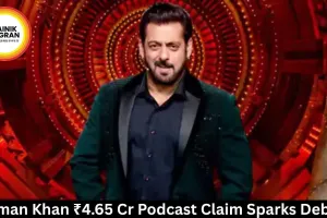 Salman Khan ₹4.65 Cr Podcast Claim Sparks Debate