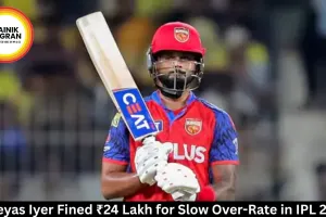 Shreyas Iyer Fined ₹24 Lakh for Slow Over-Rate in IPL 2026