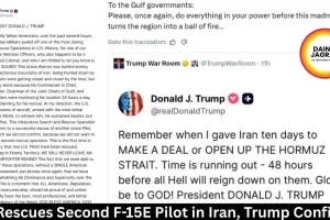 US Rescues Second F-15E Pilot in Iran, Trump Confirms