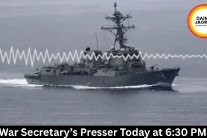US War Secretary’s Presser Today at 6:30 PM IST