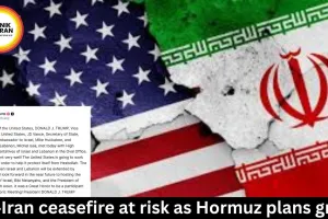 US‑Iran ceasefire at risk as Hormuz plans grow