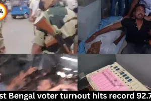 West Bengal voter turnout hits record 92.75%