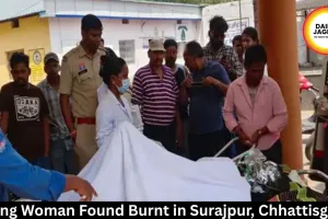 Young Woman Found Burnt in Surajpur, Chhattisgarh 