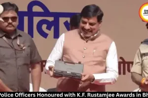 101 Police Officers Honoured with K.F. Rustamjee Awards in Bhopal