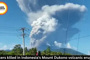 3 hikers killed in Indonesia's Mount Dukono volcanic eruption