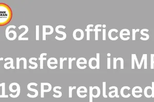 MP IPS Transfers: 62 Officers Moved, 19 District SPs Changed