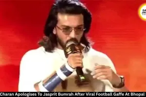 Ram Charan Apologises To Jasprit Bumrah Over Football Gaffe