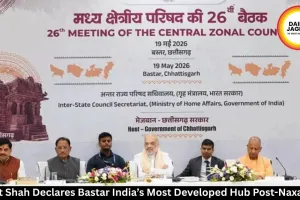  Amit Shah Declares Bastar India’s Most Developed Hub Post-Naxalism